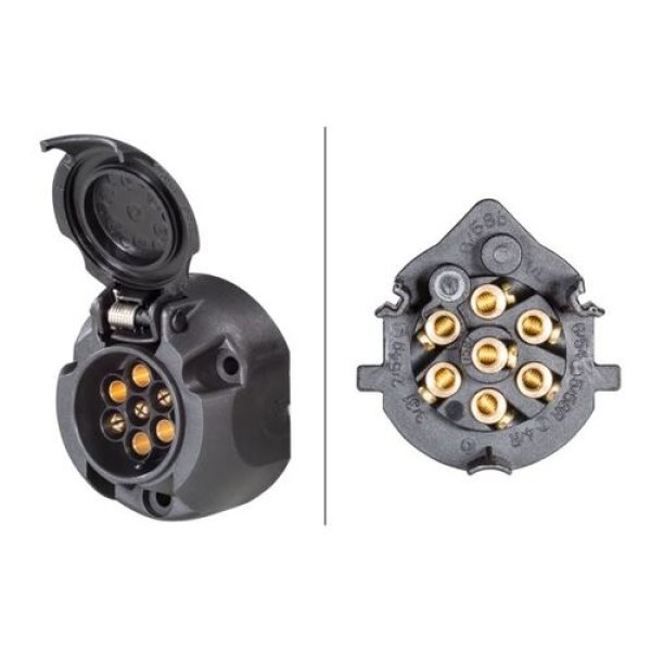 HELLA 8JB001943001 7 PIN SOKET DISI K 18 