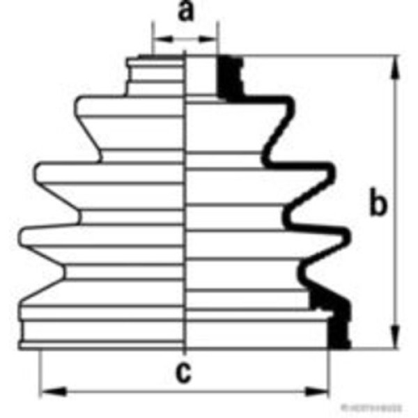 HERTHBUSS J2861001 NISSAN MAXIMA BLUEBIRD PICKUP DIS AKS KORUGU 