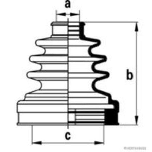 HERTHBUSS J2885016 NISSAN ALMERA N16 IC AKS KORUGU 39741-BM525 