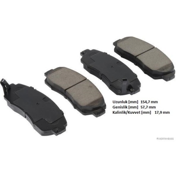 HERTHBUSS J3604009 HONDA CRV 2.2 DTEC 12-ON FREN BALATA 45022-T1G-G01 