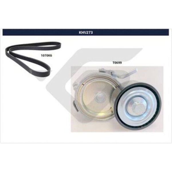 HUTCHINSON KHV273 ALTERNATOR GERGI KITI 6PK1070 CORSA F-CROSSLAND-MOKKA-P108-P208-P301-P308-P508-P2008-C-ELYSEE- C3-C4-DS3-PROACE 1.2 B-D-F12XHT PURETECH 