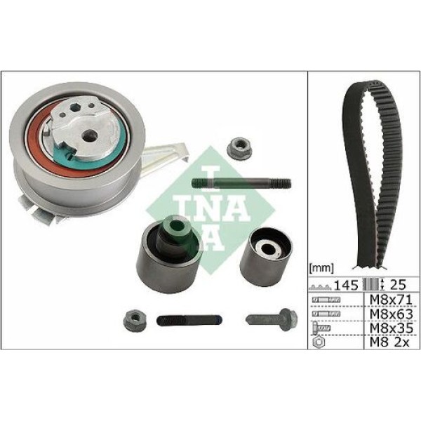 INA 530075910 TRIGER SETI GERGISI -04L109243H- KODIAQ 18> PASSAT 15> TIGUAN 16> 4×4 2.0TDI CUAA 