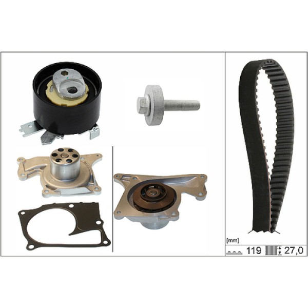 INA 530084330 SU POMPALI TRIGER KAYIS SETI RENAULT CAPTUR II 20> CLIO V 19> MEGANE IV 18> DACIA DUSTER II 17> MERCEDES A-SERISI V177 18> CITAN 19>21 1.5DCI EURO 6 Blue MOTORLAR ICIN 