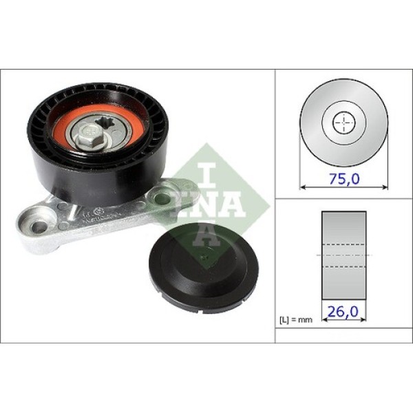 INA 531087110 EKSANTRIK GERGI RULMANI POLO 14> FABIA 14> IBIZA 15>17 TOLEDO 15>19 1.0 1.5 