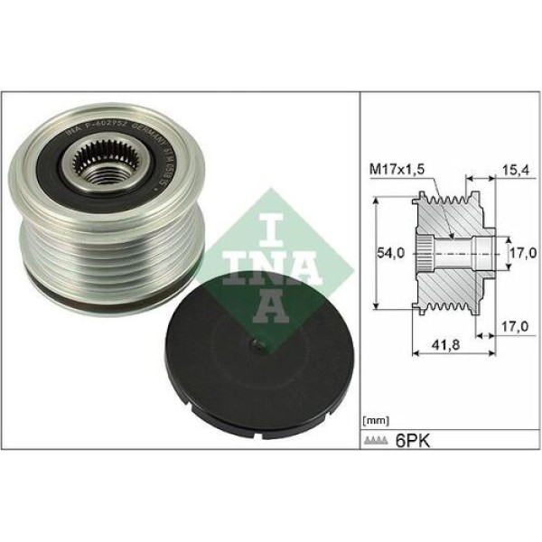 INA 535031710 ALTERNATOR KASNAGI 2008-208-3008-308 II-5008 II-508 I-II-BOXER-EXPERT-RIFTER-BERLINGC3 AIRCROSS-C3 III-C5 AIRCROSS-JUMPER IV-JUMPY 1.5HDI DV4 