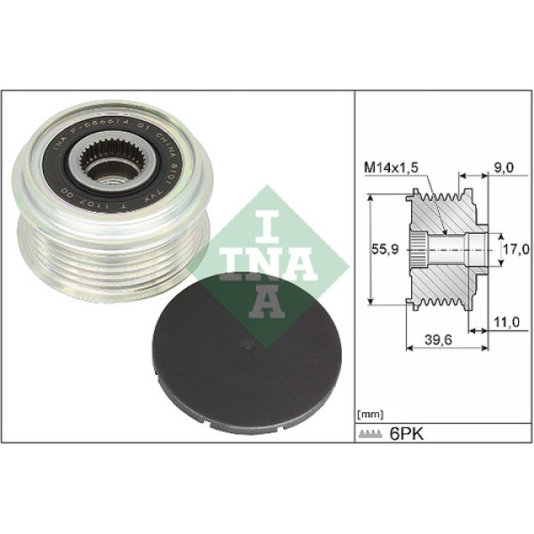 INA 535034010 ALTERNATOR KASNAGI Q7 15>19 TOUAREG 10> 3.0TDI 