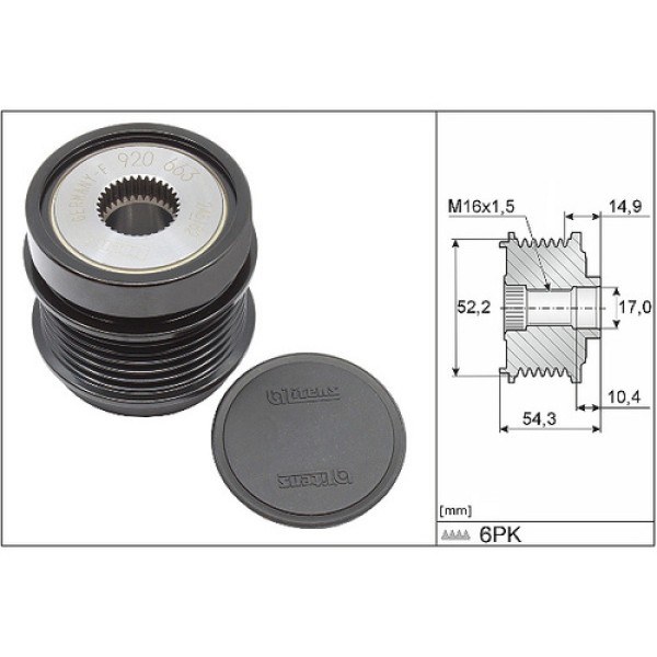 INA 535034210 ALTERNATOR KASNAGI W205 14> S205 14> C205 15> A205 16> W213 16> C253 16>18 