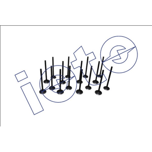 IOTO 12602 SUBAP TAKIMI 8 IN + 8 EX (NITRASYONLU) KIA BONGO 2.9 IN (34X7X126.2) EX (31.6X7X126) 