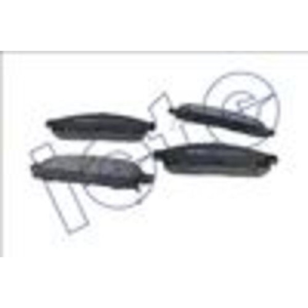 IOTO 30207 FREN BALATA TAKIMI ON SIMLI YAY DELIKLI L200 2006> 