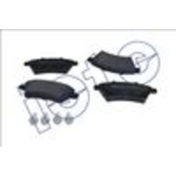 IOTO 30202 FREN BALATA TAKIMI ON SIMLI SUZUKI SX4 2006> FIAT SEDICI 2006> 