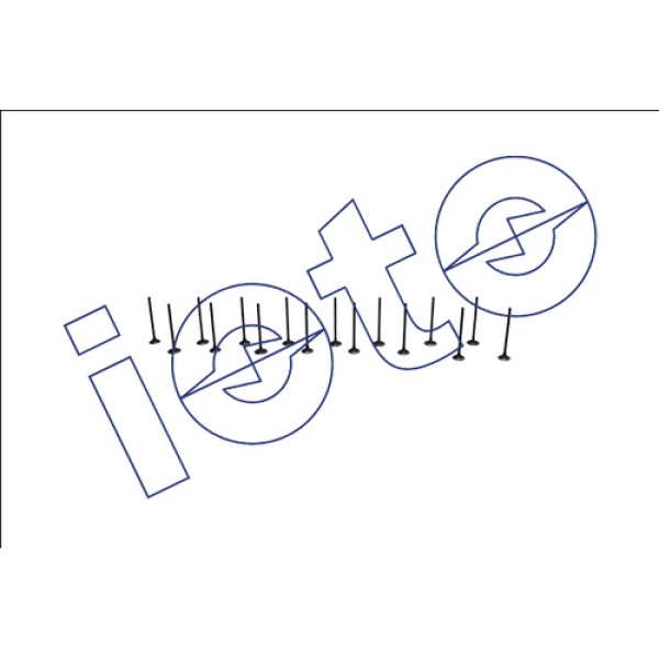 IOTO 12606 SUBAP TAKIMI 8 IN 8 EX (STELITLI) CHEVROLET KALOS AVEO 1.2 16V IN (25.9X5X99.2) EX (23.4X5X100) 