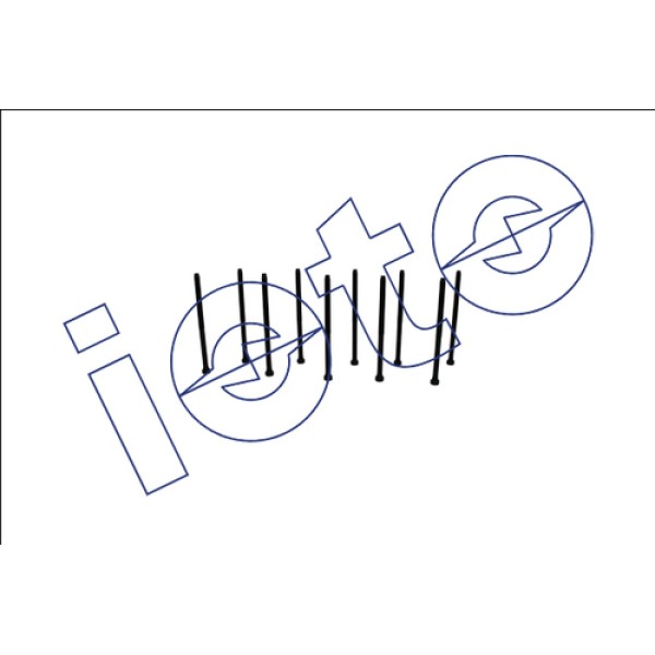IOTO 12103 SILINDIR KAPAK SAPLAMASI SETI (M12 175X206-QTY=10) VW PASSAT 6 T6 CXGA GOLF VII CLHA 