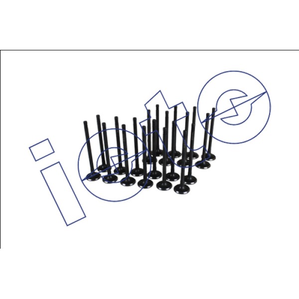 IOTO 12615 SUBAP TAKIMI 12 IN 8 EX (STELITLI) VW PASSAT 1.8CC 20V (125 HP) SKODA OCTAVIA 1.8 CC (125HP-15HP) 20V IN (26.9X6X105.1) EX (30X6X104) 