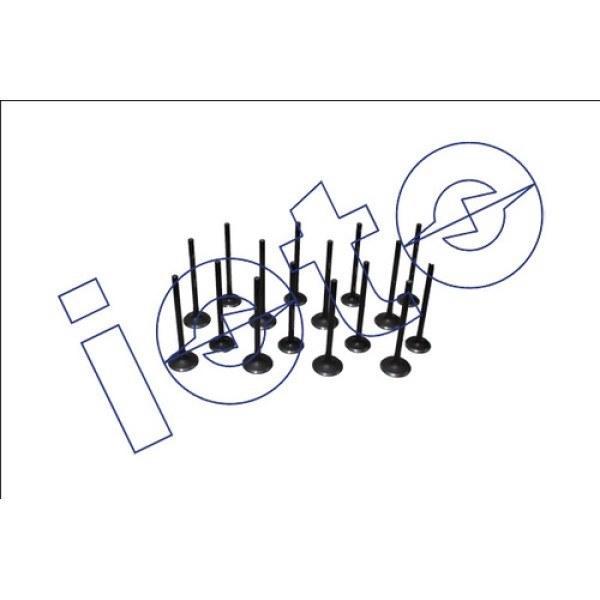 IOTO 12612 SUBAP TAKIMI 8 IN 8 EX (STELITLI) OPEL X16XEL Z16XE ASTRA F G VECTRA B C CORSA B 16V IN (31X6X103.1) EX (27.5X6X102.2) 