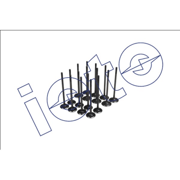 IOTO 12613 SUBAP TAKIMI 8 IN 8 EX (STELITLI) OPEL A16XER A16LET INSIGNIA ASTRA J IN (31.2X5X113.7) EX (27.5X5X113.1) 