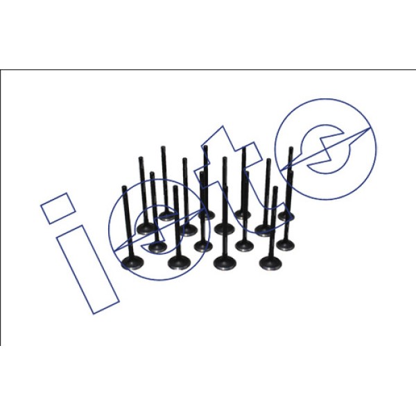 IOTO 12633 SUBAP TAKIMI 8 IN + 8 EX (NITRASYONLU) MERCEDES OM651 W204 2008-2014 VIANO C180 C200 E220 IN (28.5X6X108.9) EX (24.6X6X109.2) 