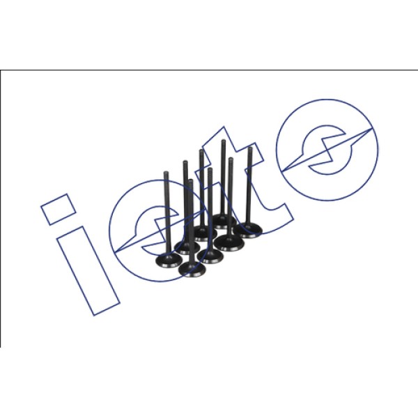 IOTO 40101-12607 SUBAP TAKIMI 4 IN 4 EX (STELITLI) FIAT DOBLO PALIO PUNTO 1.4 FIRE 8V IN (33.2X5X99.9) EX (28X5X100.6) 