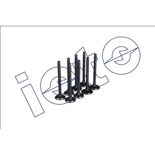 IOTO 40102-12606 SUBAP TAKIMI 4 IN 4 EX (STELITLI) FIAT UNO 75 PALIO 1.2 8V IN (31.6X7X97.2) EX (27.5X7X97.4) 