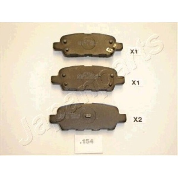 JAPAN PARTS PP154AF NISSAN JUKE QASHQAI XTRAIL ARKA FREN BALATASI 