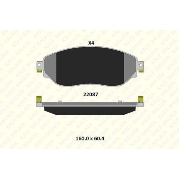 KALE BALATA 2208718204 ON BALATA TRAFIC III WVA22087 
