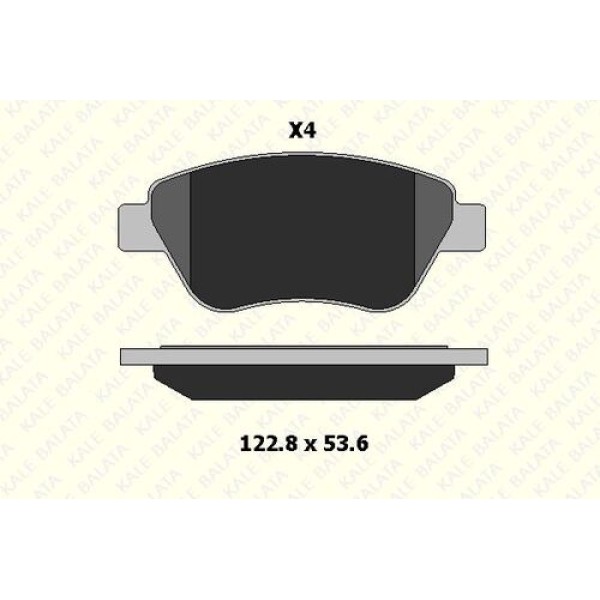 KALE BALATA 2398217834 ON FREN BALATASI DOBLO ALBEAPALIO FISSIZ WVA23705 