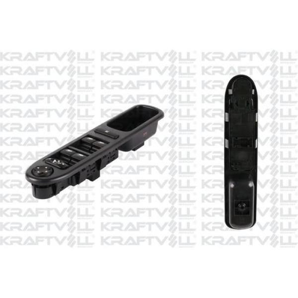 KRAFTVOLL 4050027 Cam Açma Kumanda Anahtarı Ön Sol P207 Dörtlü Ayna Katlamalı 