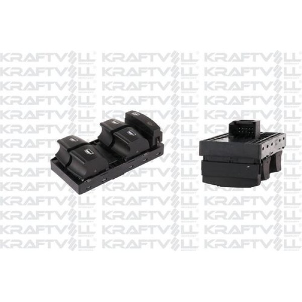 KRAFTVOLL 4050036 Cam Açma Kapama Ve Emniyet Kilit Anahtarı Surucu Tarafı Dörtlü A3 04-13 A6 05-11 Q 