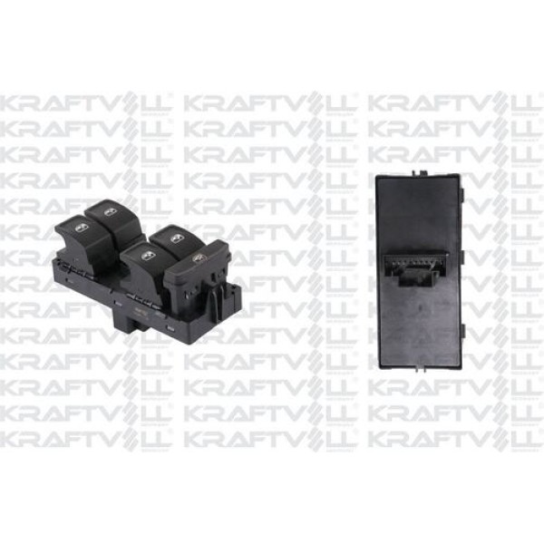 KRAFTVOLL 4050091 Cam Açma Düğmesi Golf Vıı Passat B8 Touran Tiguan Leon Altea Superb