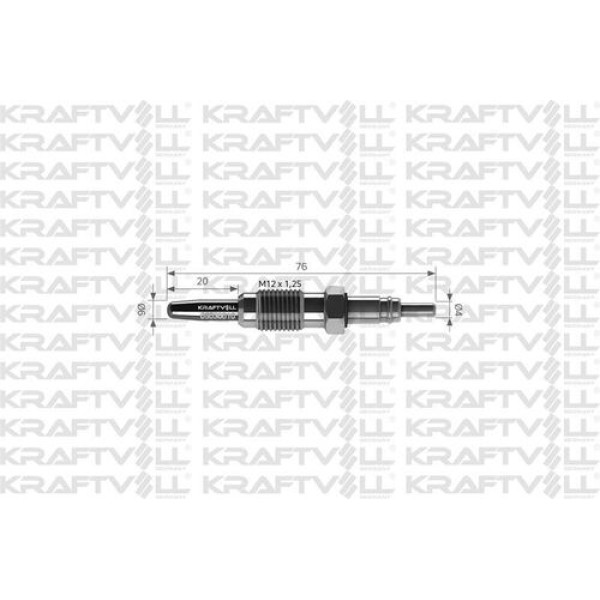 KRAFTVOLL 5030010 Kızdırma Bujisi 11V Doblo 1,9D (Turbo Suz) 