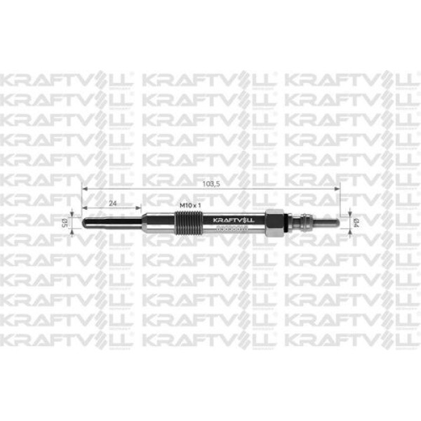 KRAFTVOLL 5030018 Kızdırma Bujisi Kızdırma Bujisi Brava Bravo Idea Marea Palio Stilo Doblo 1.9Jtd As