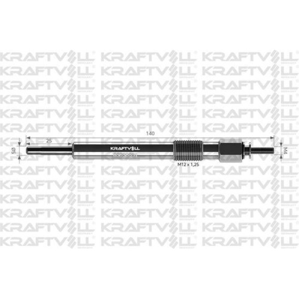 KRAFTVOLL 5030031 Kızdırma Bujisi 11V Nkr-J9 Premıer 2,8D