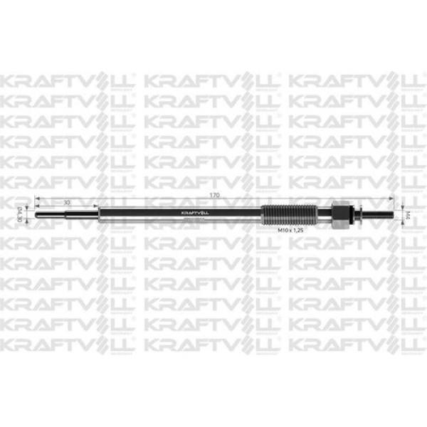 KRAFTVOLL 5030044 Kızdırma Bujisi 11V L200 2,5Dı-D 