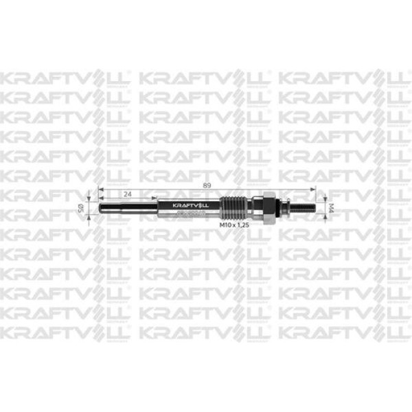 KRAFTVOLL 5030048 Kızdırma Bujisi 12V P106 1,5D Vectra Kadett Corsa 1,5 1.7 D Ssangyong Korando 2,2D 