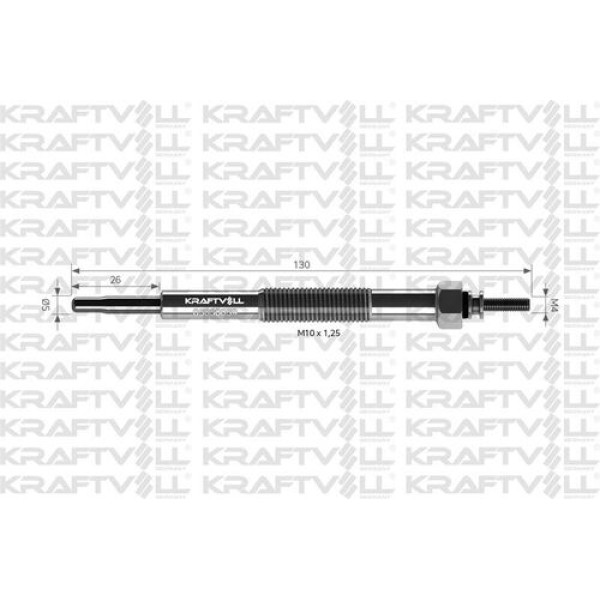 KRAFTVOLL 5030059 Kızdırma Bujisi 23V Canter Ym
