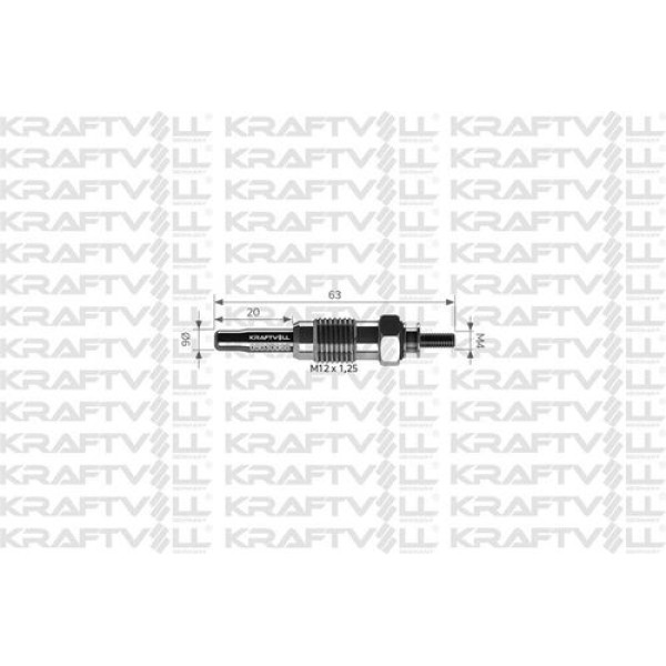 KRAFTVOLL 5030068 Kızdırma Bujisi 11V J9-Expres 