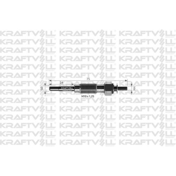 KRAFTVOLL - Ağır VASITA 5030103 Kızdırma Bujisi 10,5V Mitsubishi Jupıter Perkıns 700 Serıes