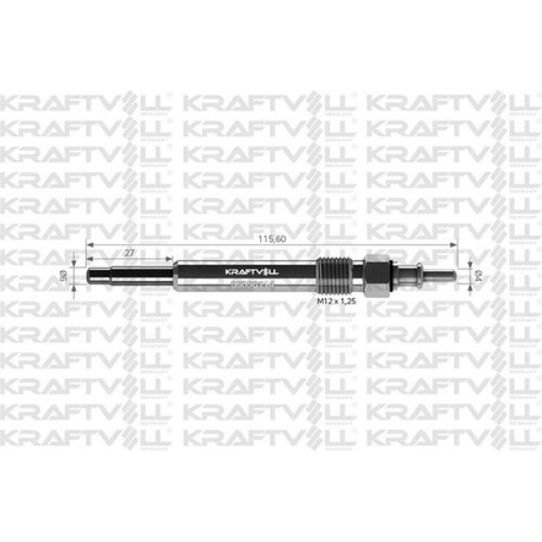 KRAFTVOLL 5030114 Kızdırma Bujisi W202 93-00 W124 93-95 W210 96-02 S124 93-96 S210 97-99