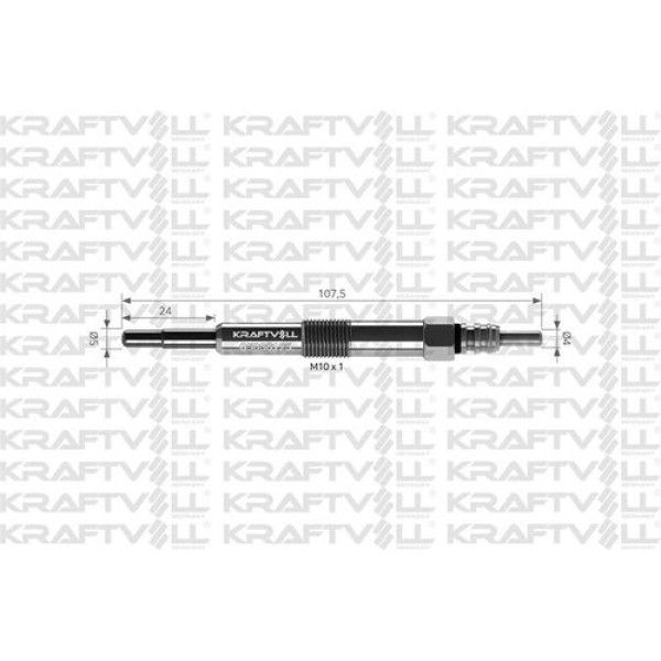 KRAFTVOLL 5030125 Kızdırma Bujisi 11 V Land Rover 2.5 Td