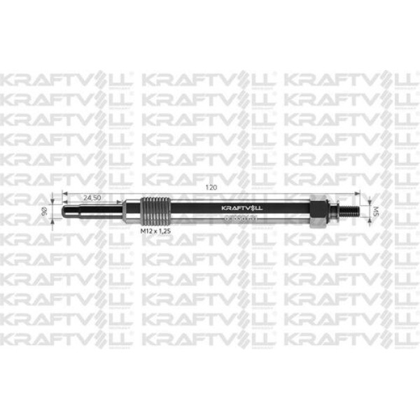 KRAFTVOLL - Ağır VASITA 5030131 Kızdırma Bujisi 11V Zetor Traktor 