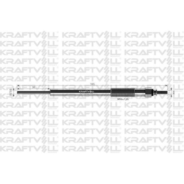 KRAFTVOLL 5030146 Kızdırma Bujisi 11V Kia Carnival III 2,9 CRDI 