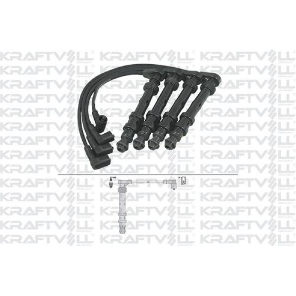 KRAFTVOLL 5070198 Buji Kablosu Marea-Palio-Brava-Sıena-Bravo-Albea 1,6 16V (Silikon Kablo) 