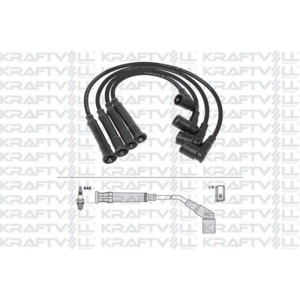 KRAFTVOLL 5070268 Buji Kablosu Bmw E36 E34 (Silikon Kablo) 