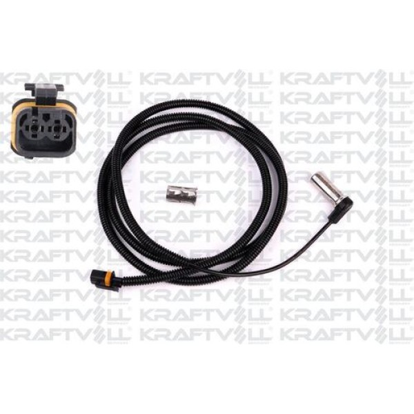 KRAFTVOLL 5090497 Abs Sensörü Kampana Tip (2000 Mm)B Tipi Siyah Fiş (Spıral Korumalı) Man Truck Neop