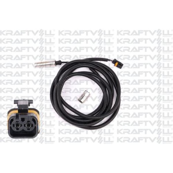 KRAFTVOLL 5090574 Abs Sensörü Disk Tip (3000 Mm) B Tipi Siyah Fiş (Spıral Korumalı) Man Truck Tgl-Tg