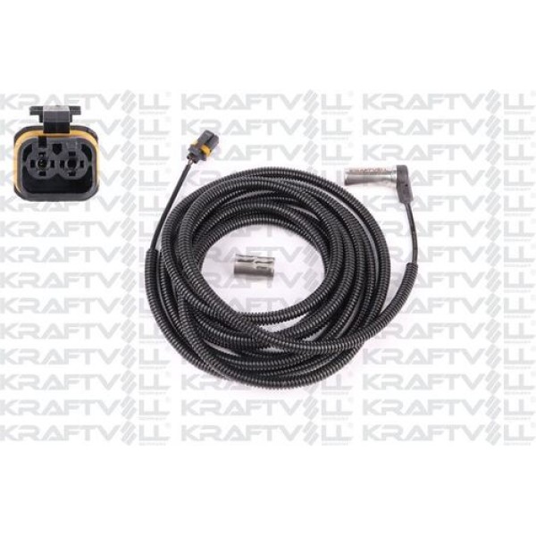 KRAFTVOLL 5090578 Abs Sensörü Ön Sol Kampana Tip (3900 Mm)B Tipi Siyah Fıs(Spıral Korumalı) Man Tga 