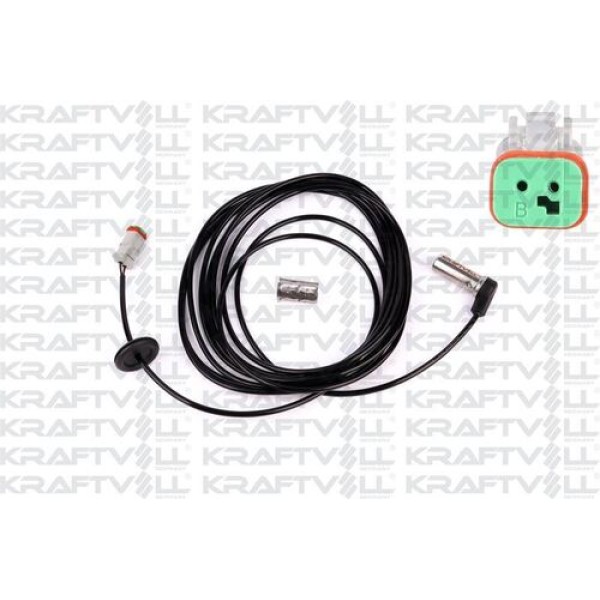 KRAFTVOLL 5090673 Abs Sensörü Sol Kampana Tip (5100 Mm)B Tipi Fiş (Kaporta Bağlantılı) Renault Truck