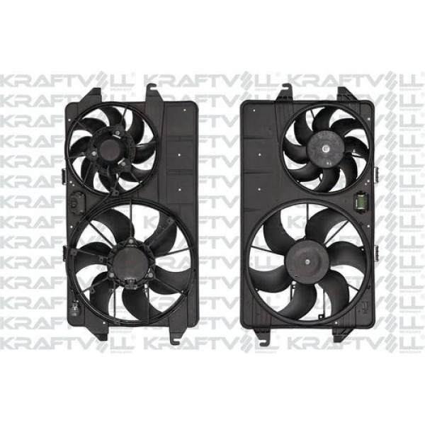 KRAFTVOLL 8120005 Fan Motoru Komple (Çift Fanlı) Ford Tourneo Connect 02-14