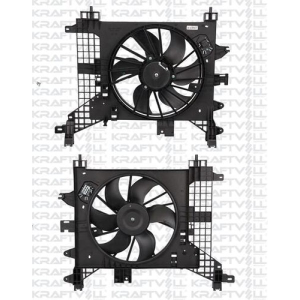 KRAFTVOLL 8120006 Radyatör Fan Motoru Davlumbazlı Duster 1.5 DCI. 1.6 16V 10-