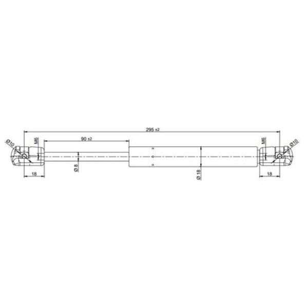 KRAFTVOLL 9010060 Bagaj Amortisörü Swift III 05-10 
