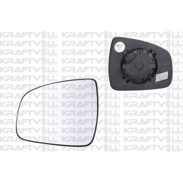 KRAFTVOLL 9080007 Dış Dikiz Ayna Camı Mekanik Convex Camlı Sol Logan II-Sandero II 07- 